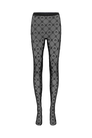 Collant in rete nero MARINE SERRE | WUW034ACJER0005BK99